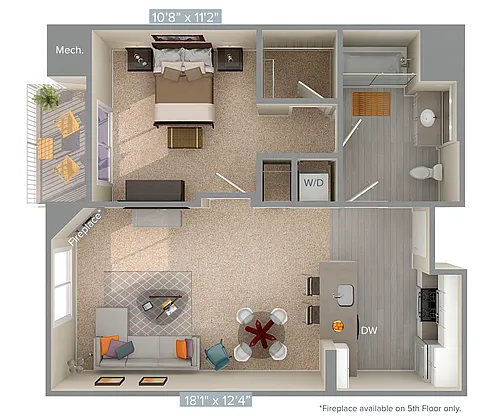 Floor plan A1-2-682sq