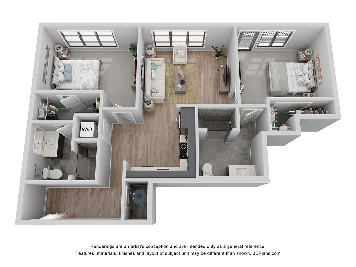 Floor plan A-2C4