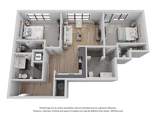 Floor plan A-2C4