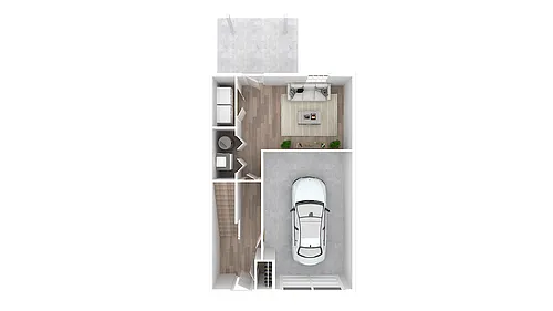 Floor plan 4 Bedroom 2.5 Bath Interior