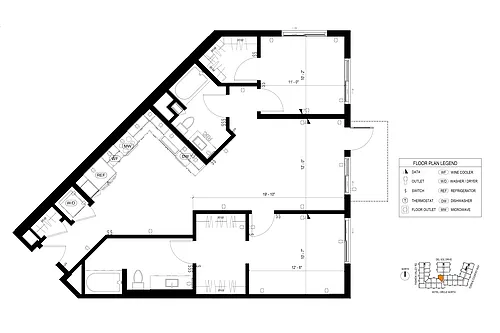Floor plan C4 2 Bedroom