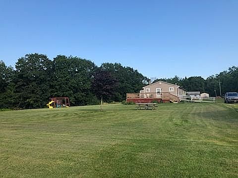 View of house from barn.
