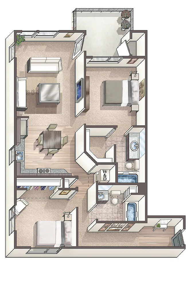 Floor plan Chic C7