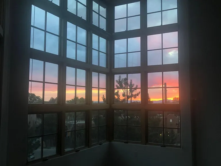 Sunset from "The Edward" Loft unit.