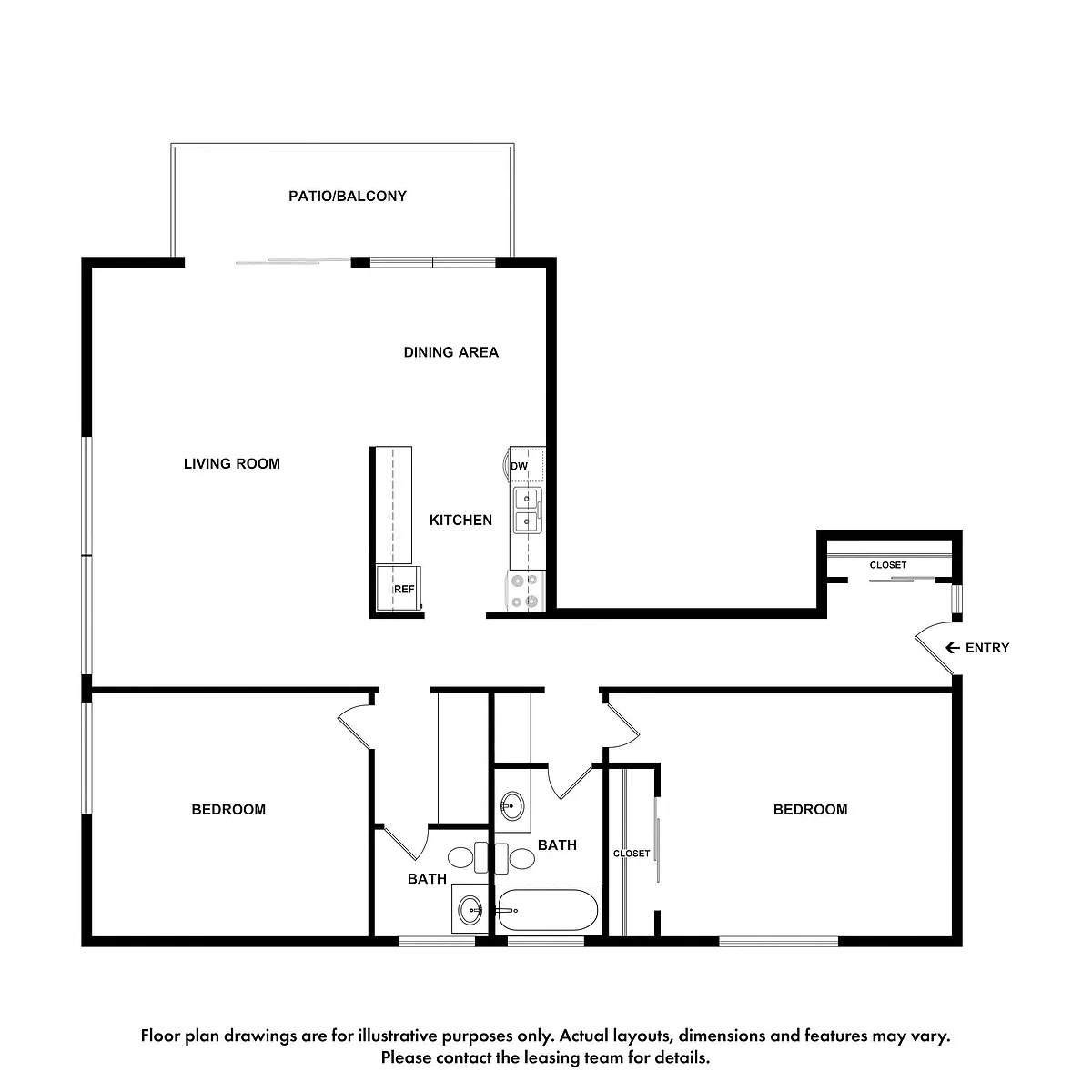Floor plan 2x1 E - Cedars