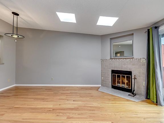 Living Room on upper level with beautiful hardwood floors!
