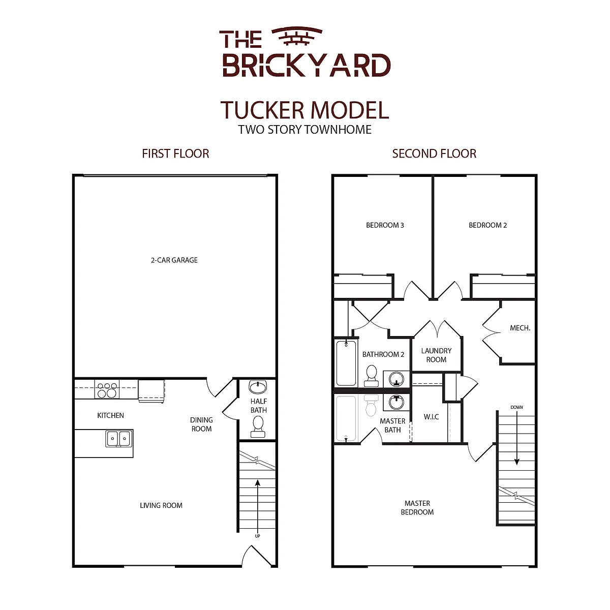Floor plan 2-Story Tucker