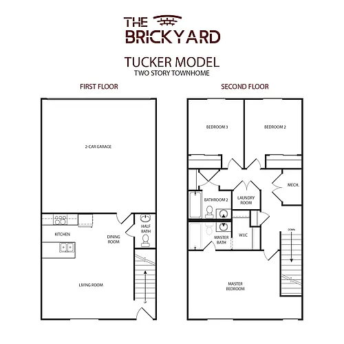 Floor plan 2-Story Tucker