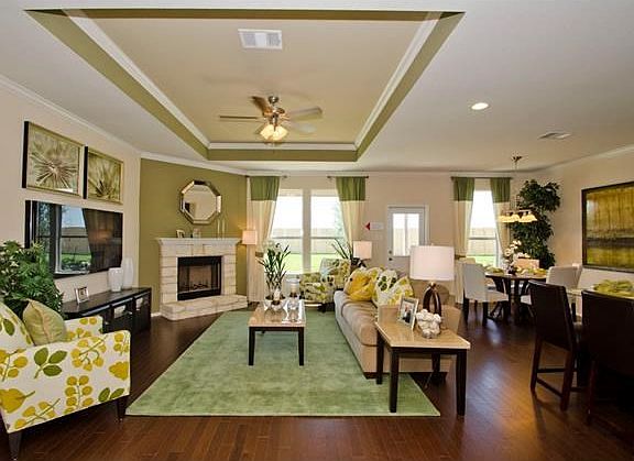 Photo of Model Home with Same Floor Plan, Not of Actual Home Listed
