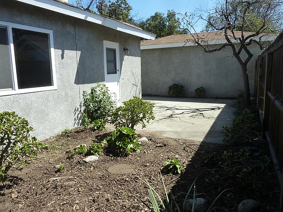 Peaceful planted area