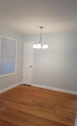 Dining room - all freshly painted - Wood floors!