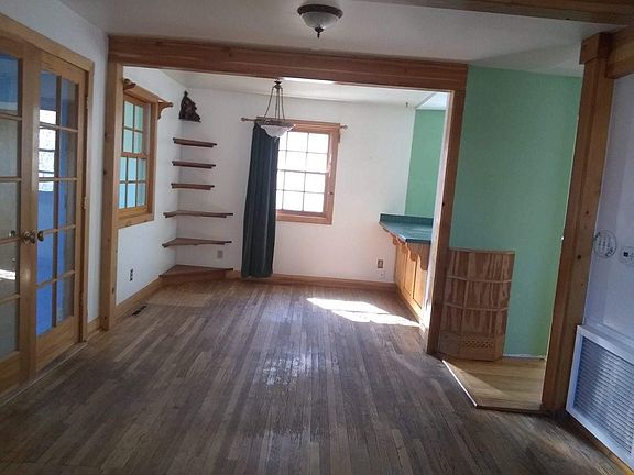 Dining room with counter connecting to kitchen