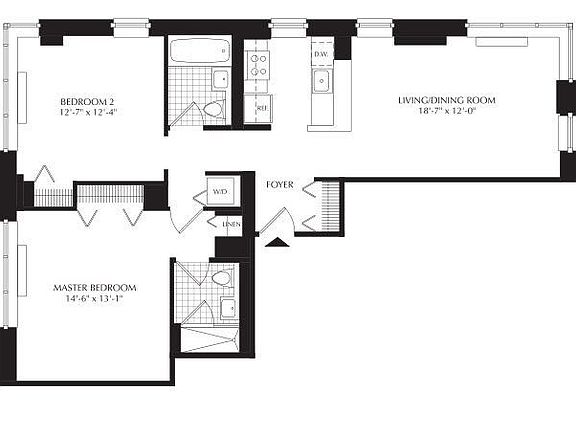 2nd image of 250 W 93rd St APT 19A