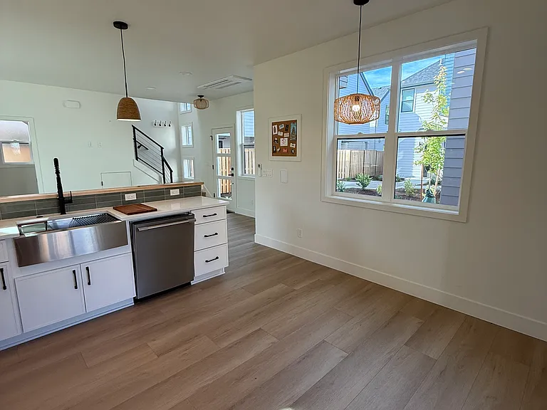 Kitchen w/ dining space.