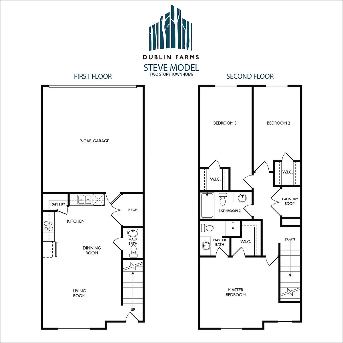 Floor plan 2-Story Steve