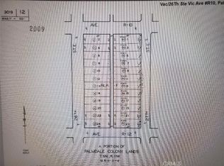 0 Vac 26th Ste Vic Ave #R10-6, Palmdale, CA 93550