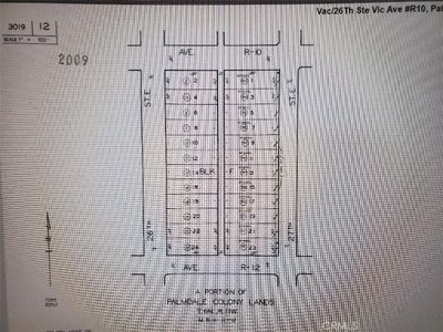 0 Vac 26th Ste Vic Ave #R10-6, Palmdale, CA, 93550