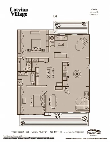 Floor plan D1