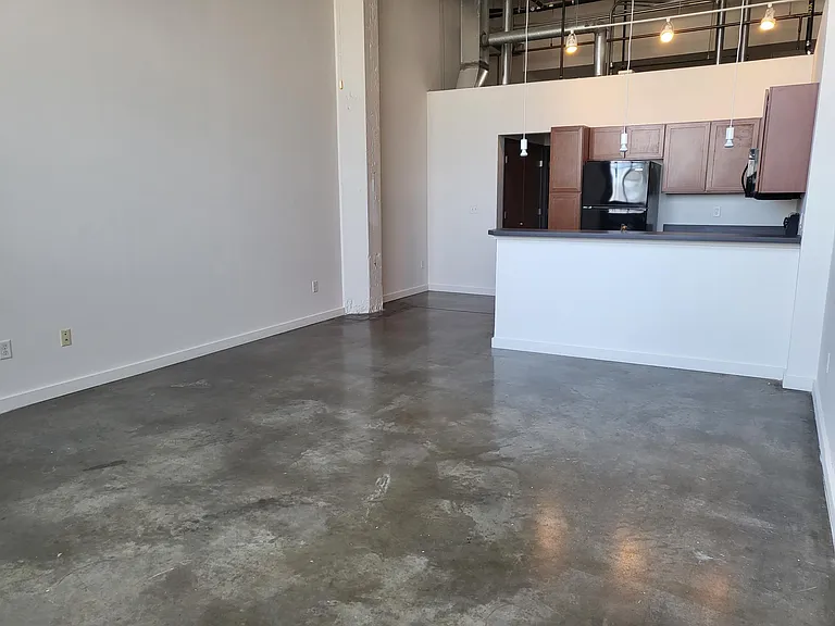 Living area and Kitchen