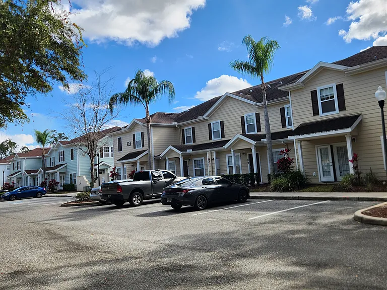 This is the front of the house, with plenty parking spots.