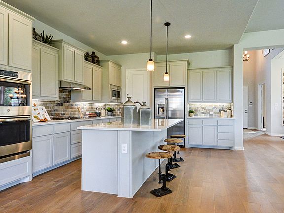 Ample cabinets in kitchen