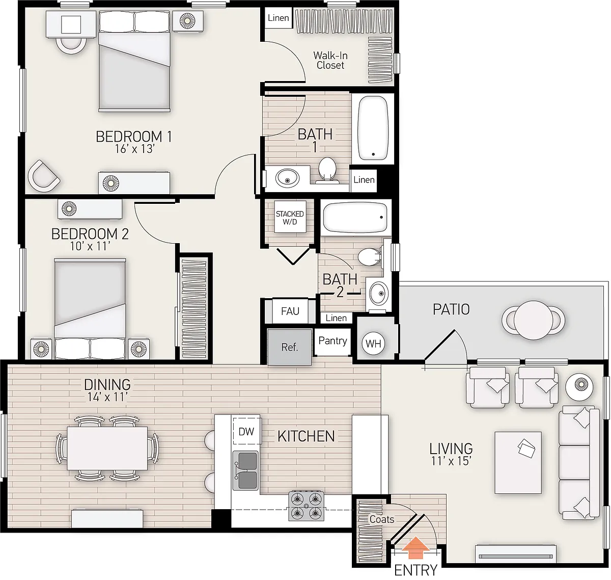 Floor plan Plan G