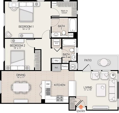 Floor plan Plan G