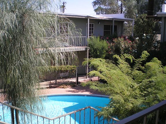 Quiet, lush landscaping