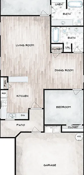 Plan A Floorplan Diagram