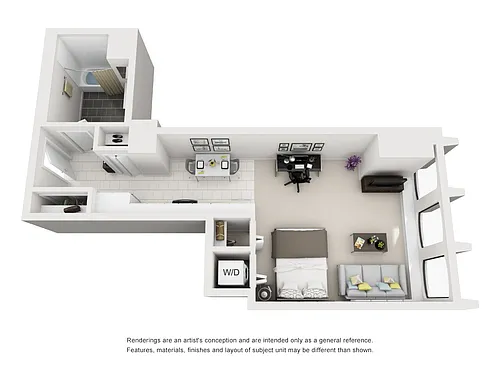 Floor plan Studio