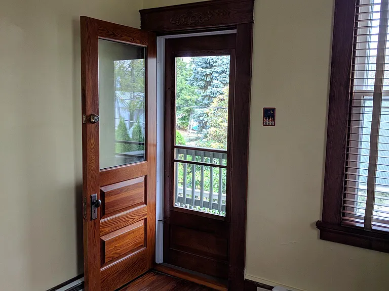 Entrance to 2nd story space.