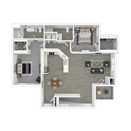Floor plan 2x2up