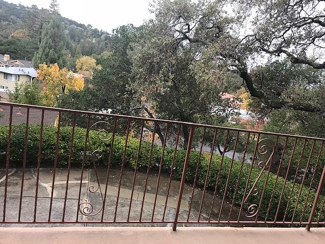 Balcony (approx 6' by 20") overlooking Saratoga Village