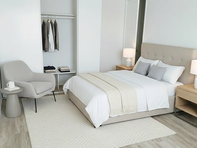 Bedroom 3, virtually staged