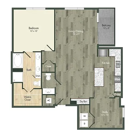 Floor plan A46