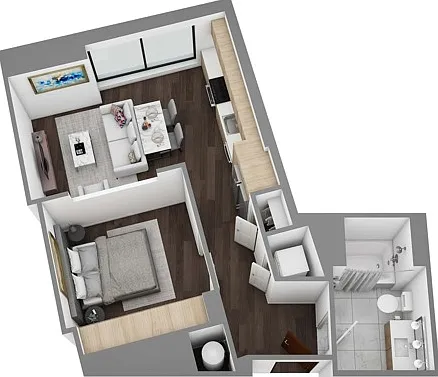 Floor Plan C - 3D Floor Plan C - 3D