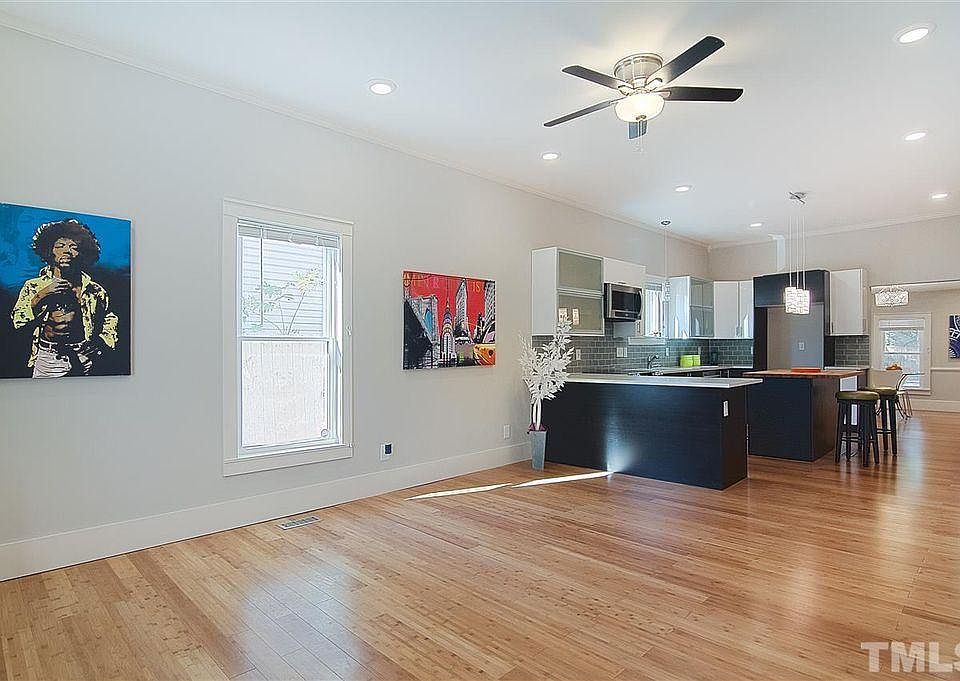 Brand new kitchen open to the living area.