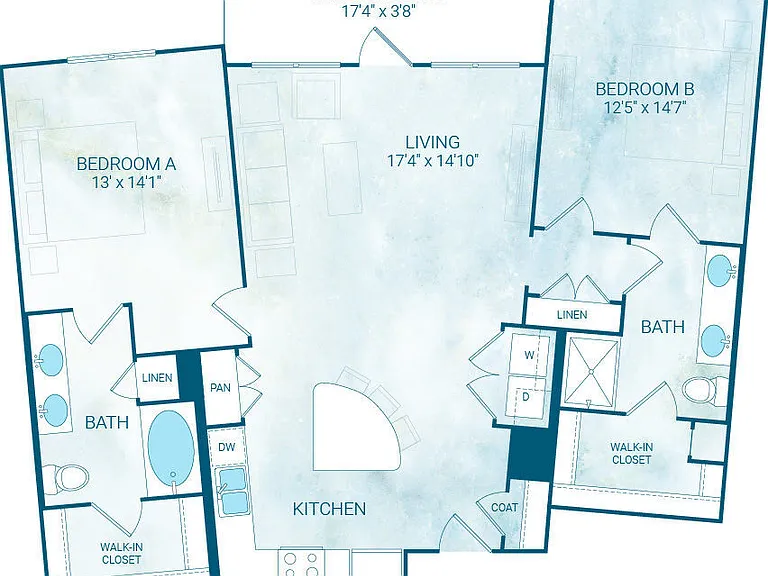 B5 floor plan THE REFLECTION AT MONTGOMERY RIDGE