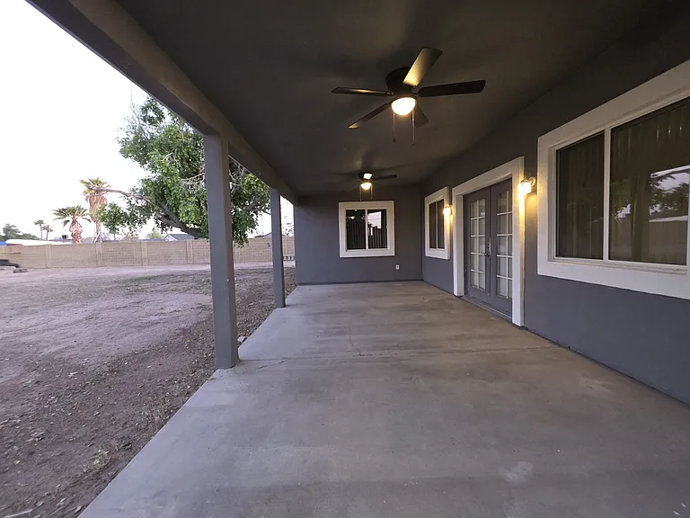 Extended Covered Patio