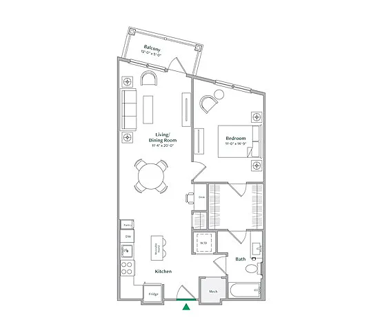 Floor plan A14