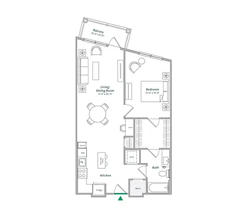 Floor plan A14