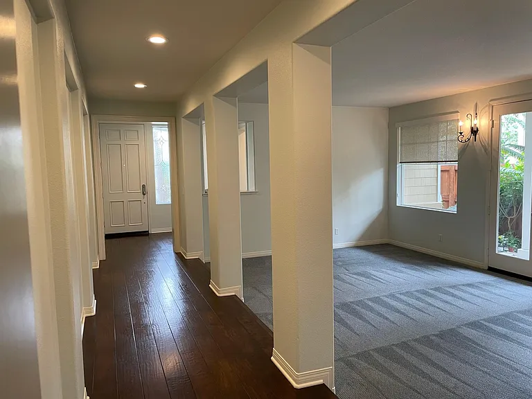PLANK HARDWOOD FLOORS AND CARPET