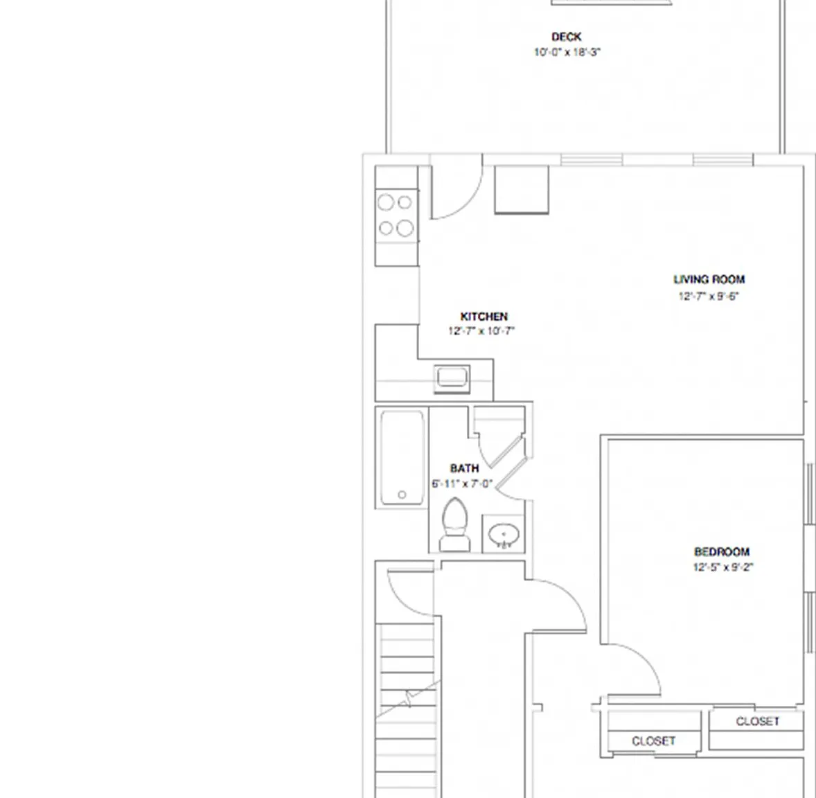 3 bed, 900 sqft, $3,850 — Photo 3