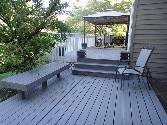 the gazebo and the patio furniture are not included.