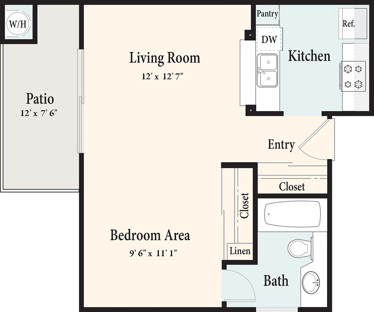 Floor plan The Huntington