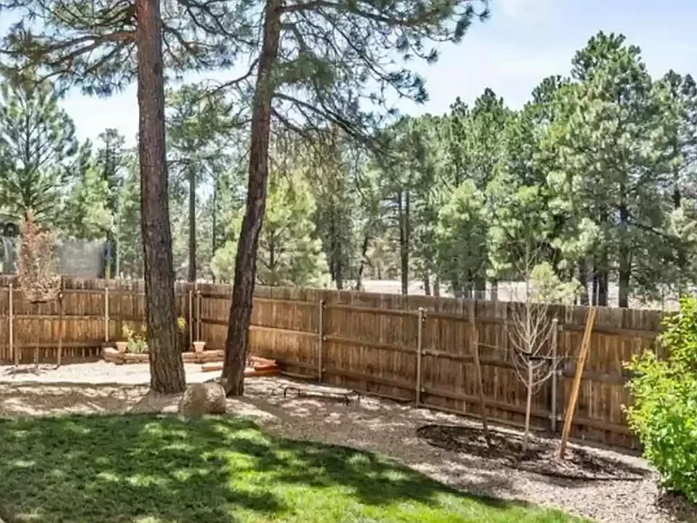 Beautiful large fully enclosed back yard.