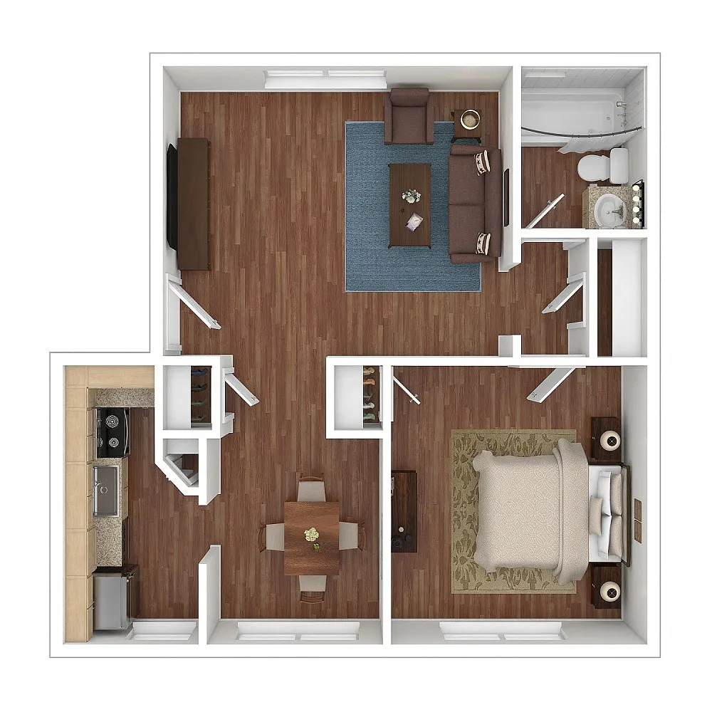 Floor plan Style 3 1/2