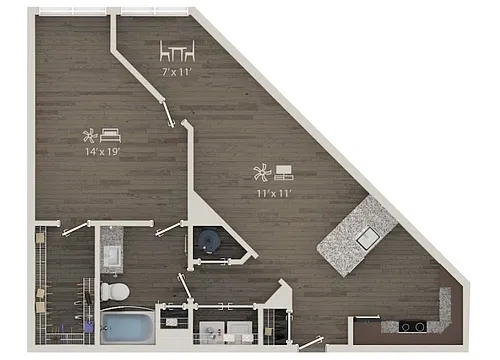 Floor plan A3A