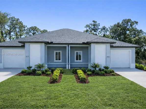 2421/2423 Milton Ave S, Lehigh Acres, FL 33973