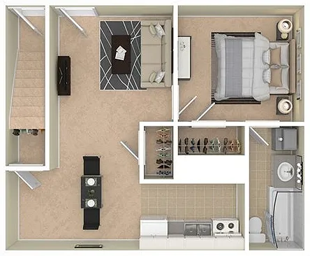 VairoVillage 1BD 1Bath 580sqft VairoVillage 1BD 1Bath 580sqft